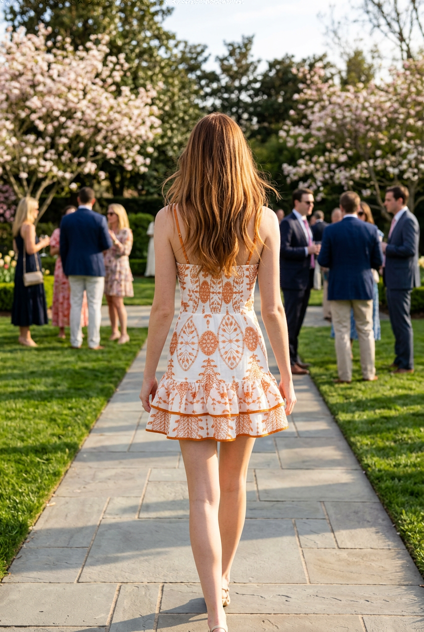 MCALLISTER EMBROIDERED DRESS