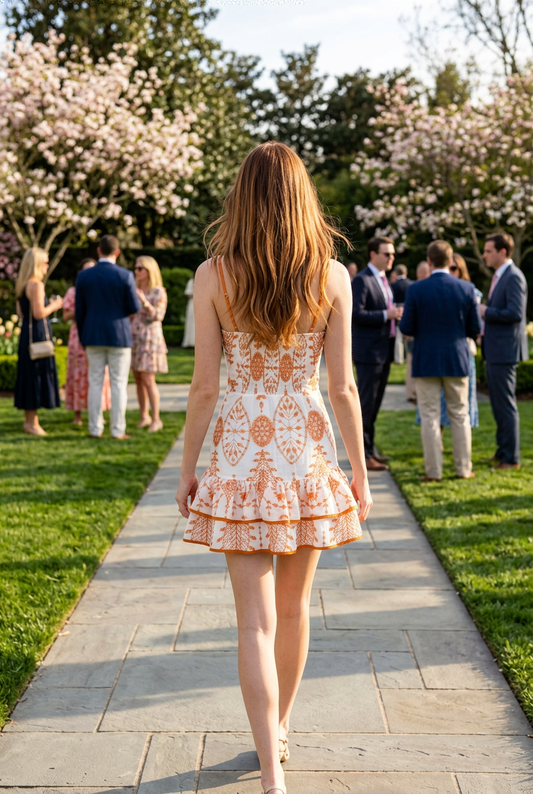 MCALLISTER EMBROIDERED DRESS