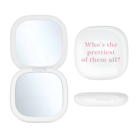 LED Compact Mirror - Who's the Prettiest of Them All?