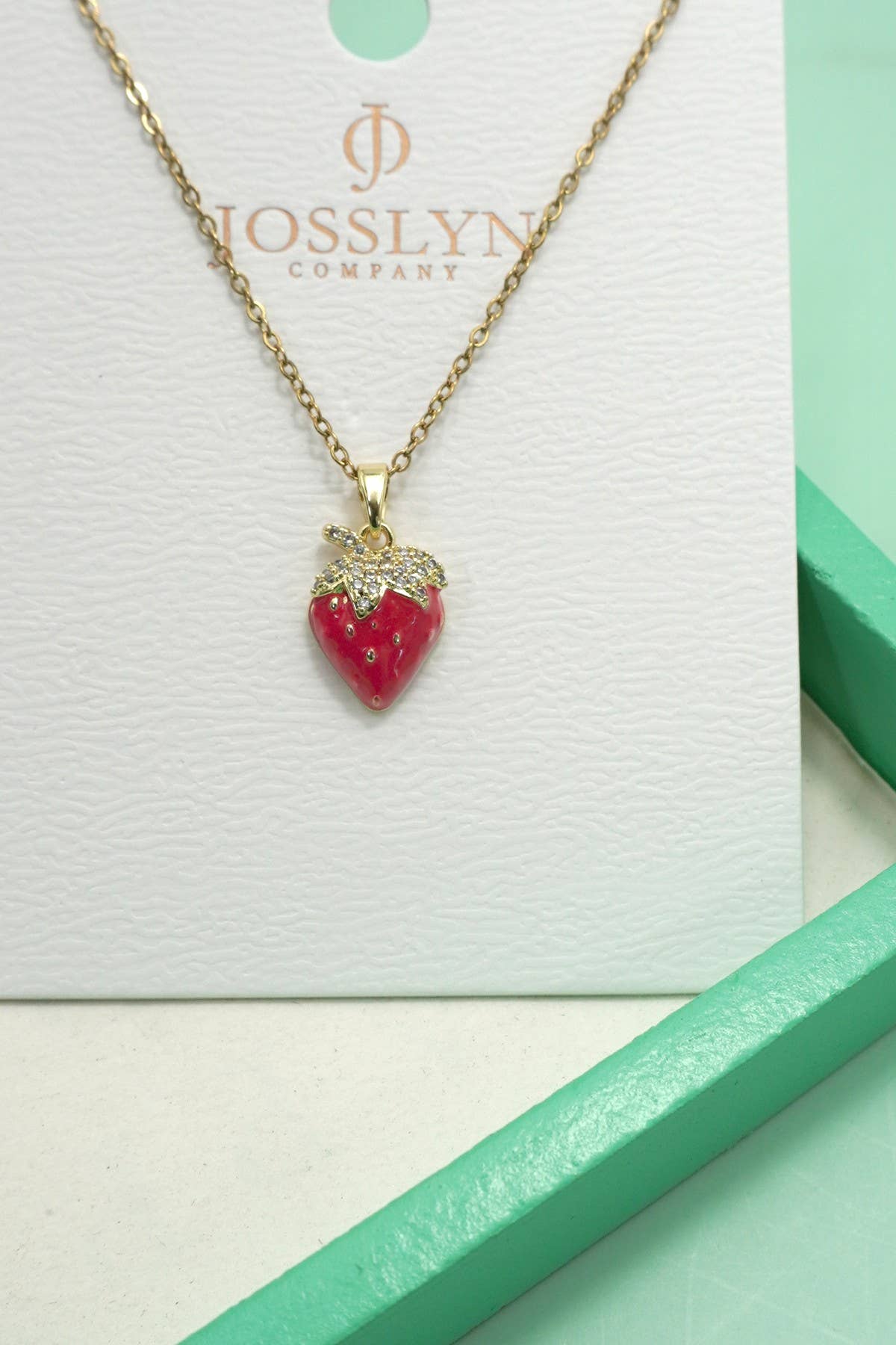 18K STAINLESS STEEL TARNISH FREE FRUIT NECKLACE