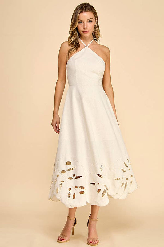 OAKLEY LINEN DRESS