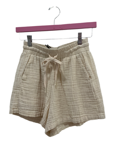 VANESSA'S GAUZE DRAWSTRING SHORTS