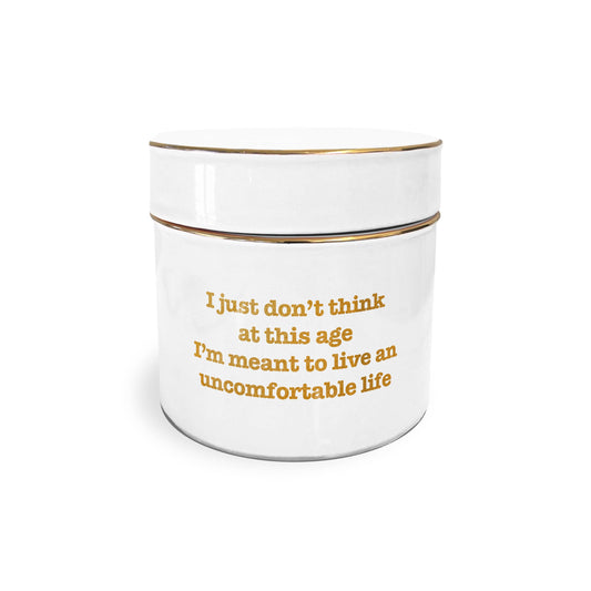 Ceramic Jar- Uncomfortable Life 