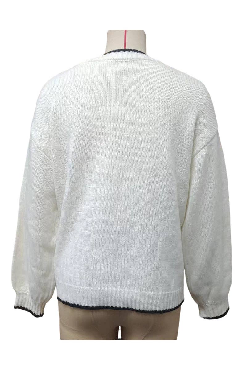 Lobster Graphic Oversized Sweater