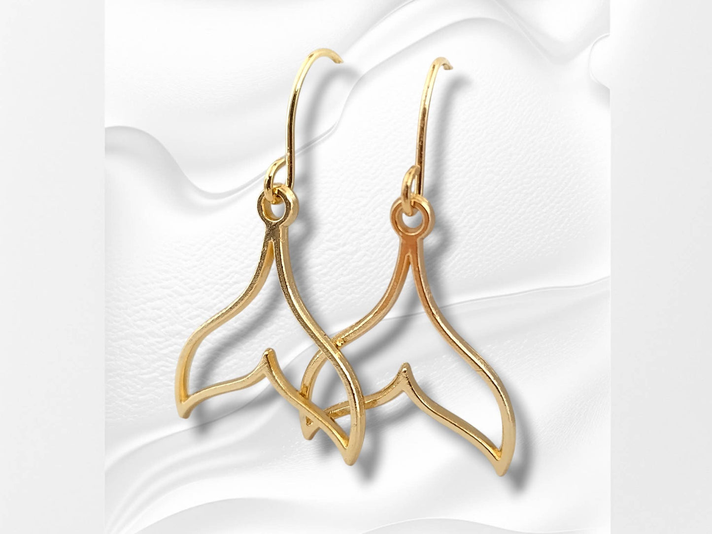 Minimalist Mermaid Tail Earrings