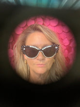 RHINESTONE CATEYE SUNGLASSES