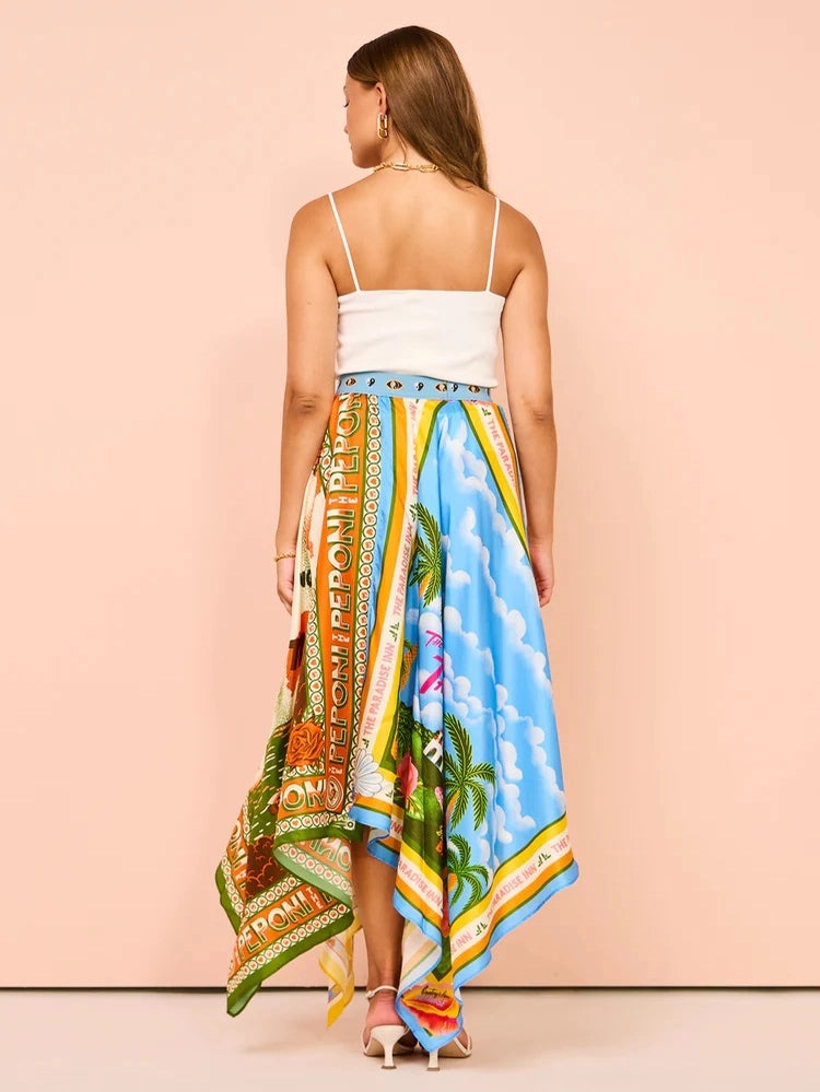 FUN FASHION HANDKERCHIEF SKIRT