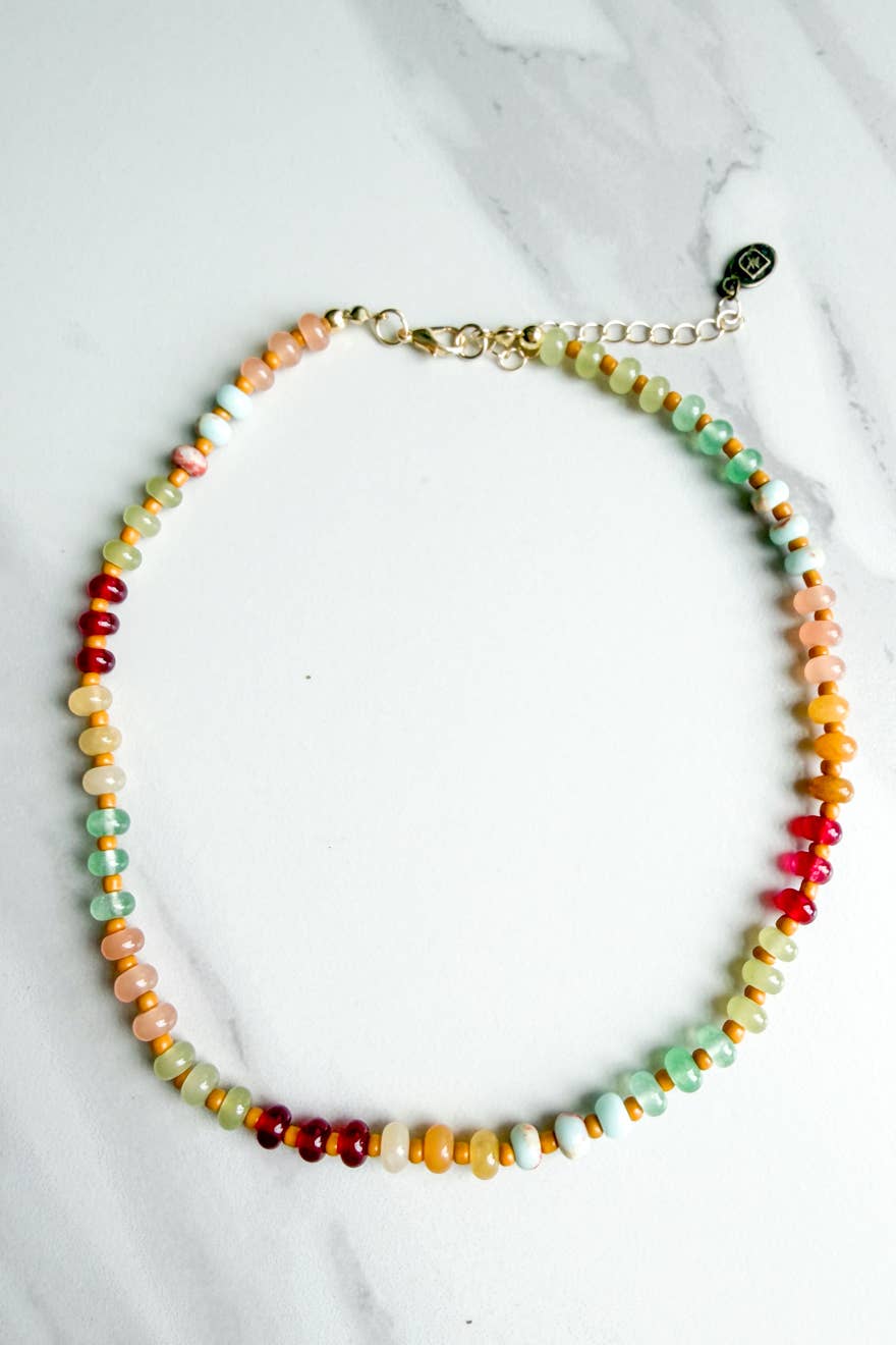 MAYAN SUNSET NECKLACE