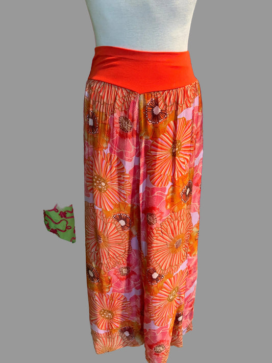 ANCONA FLORAL SILK PANTS