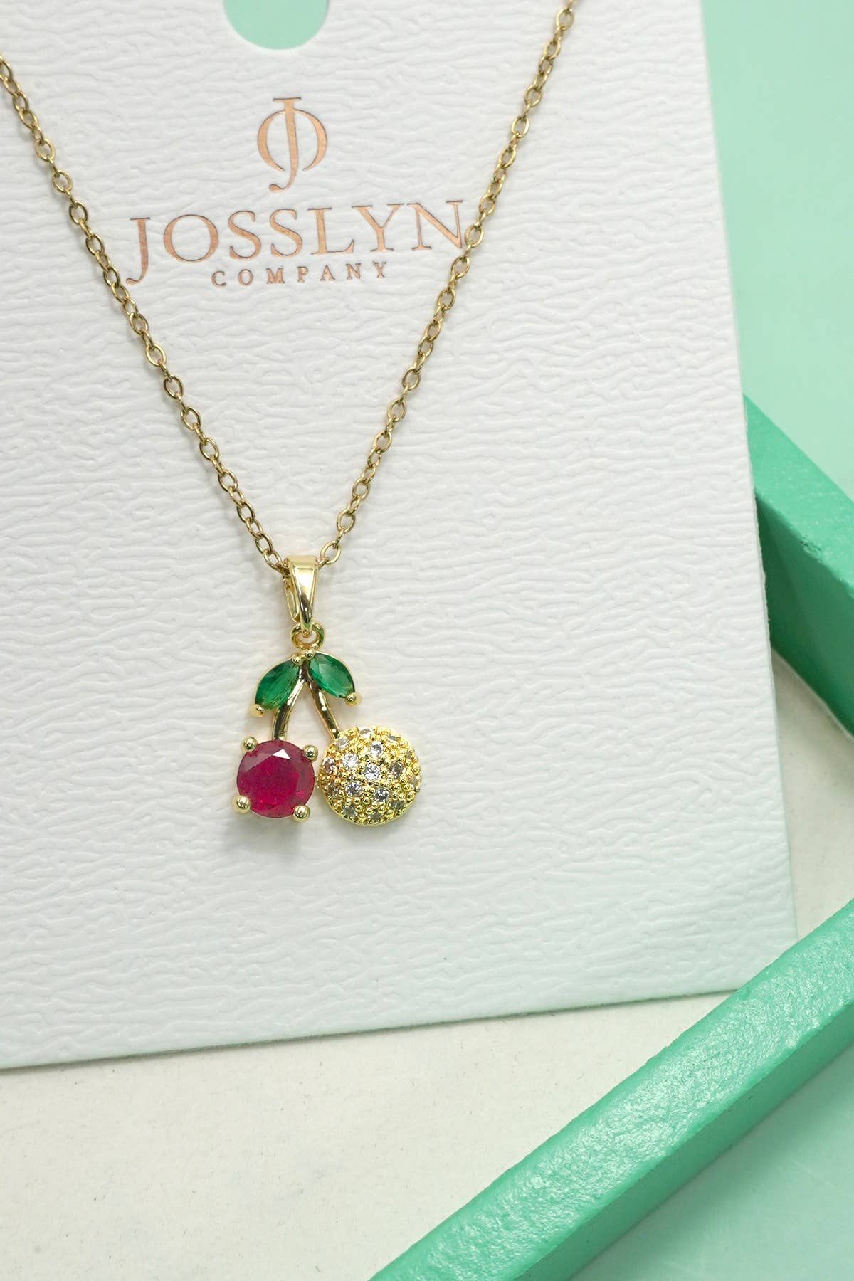 18K STAINLESS STEEL TARNISH FREE FRUIT NECKLACE