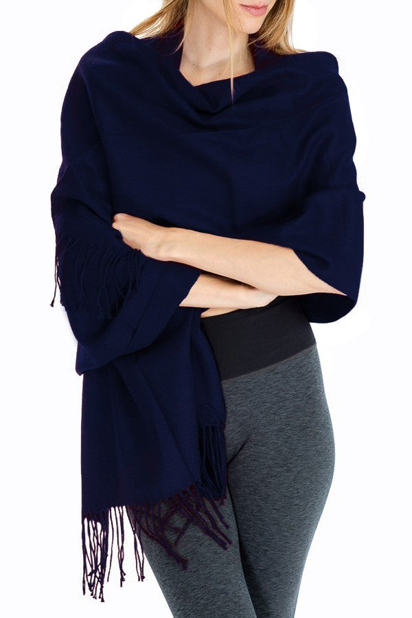 TWILL CASHMERE WRAP SHAWL SCARF