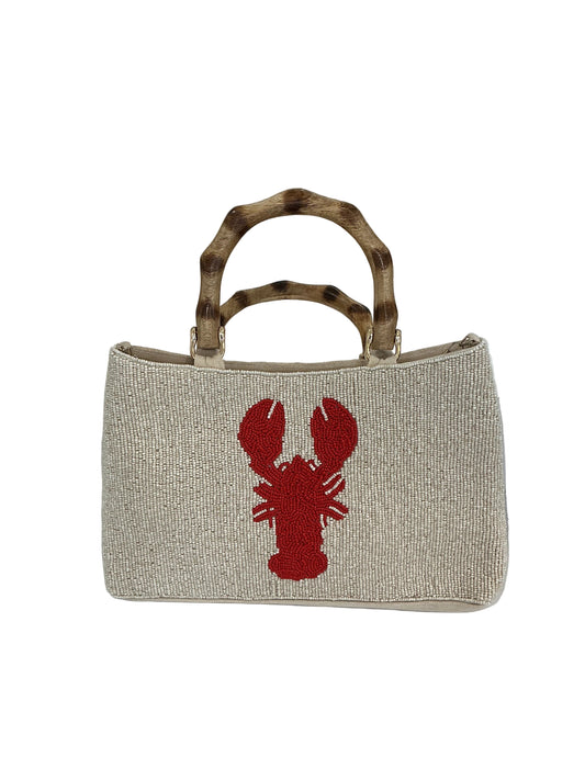 BEADED LOBSTER PURSE