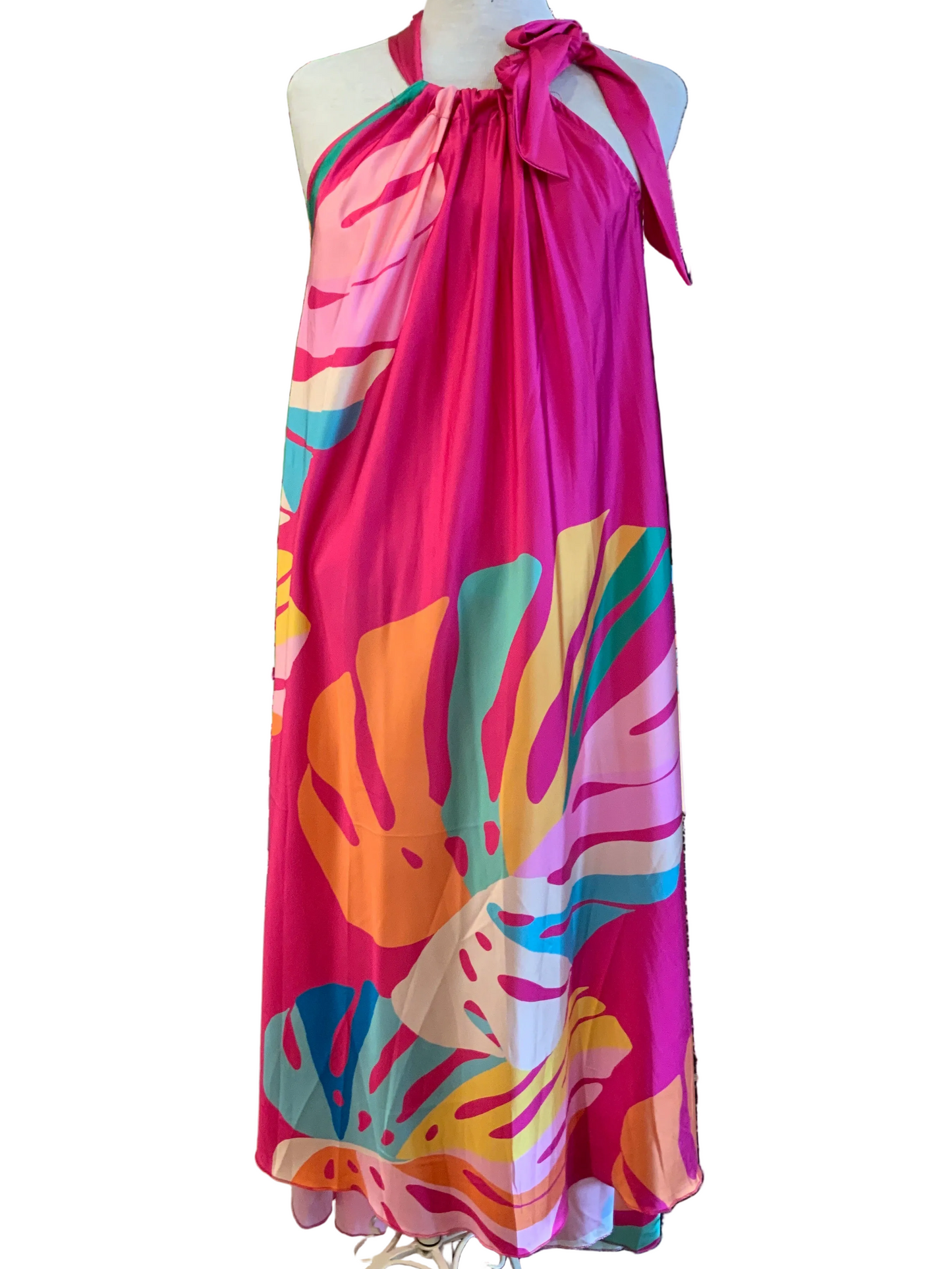 TREVISO SATIN DRESS