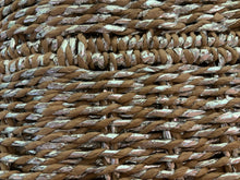 WOVEN COTTON BASKET BAG