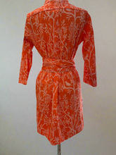 ARDEN GARDEN CORAL TOILE DRESS