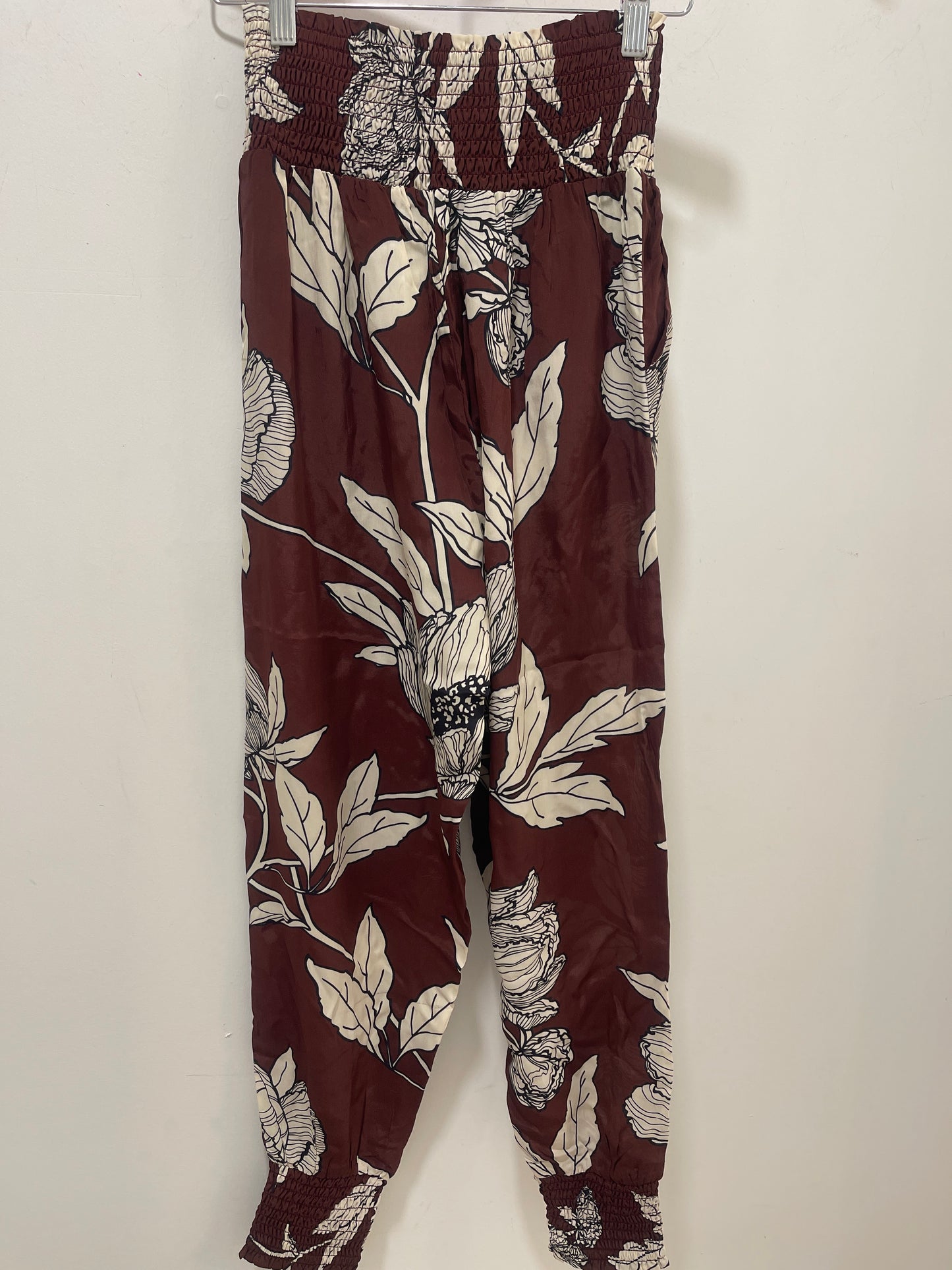 BROWN WATERLILY PARACHUTE PANT