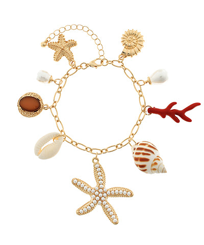 SEALIFE MULTI CHARM BRACELET