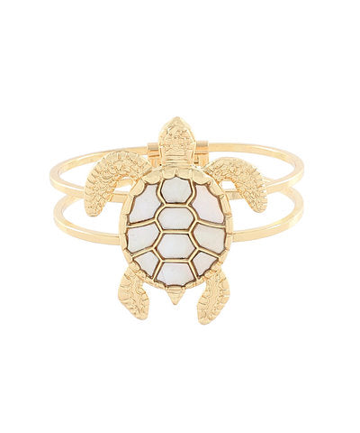 MOTHER OF PEARL TURTLE BRACELET