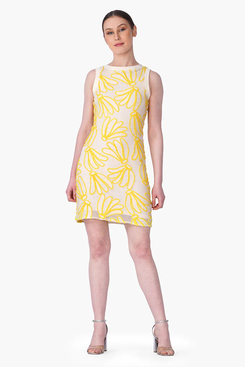 GOLDEN HOUR EMBROIDERED DRESS