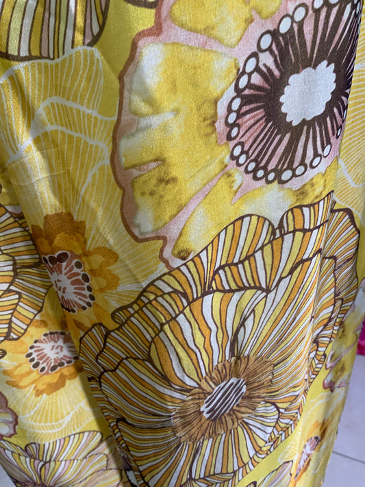 ANCONA FLORAL SILK PANTS