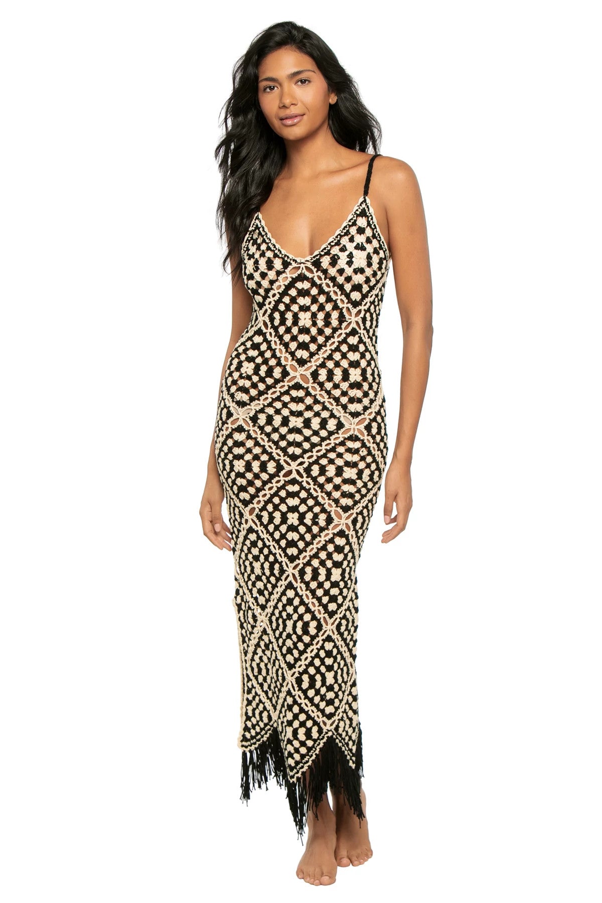 MICHA'S CROCHET MAXI DRESS