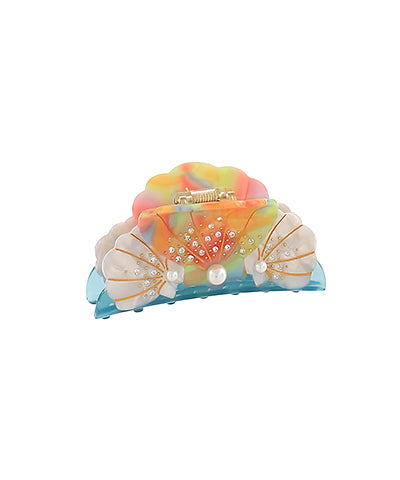 SEASHELL PEARL HAIR CLAW