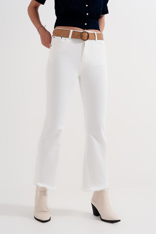 CROPPED FLARE JEANS