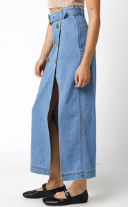 SAILOR BUTTON DOWN SKIRT