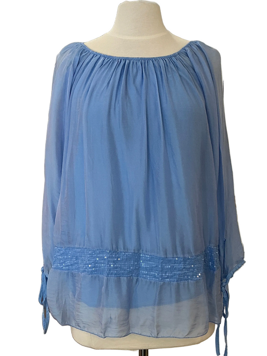 SIENA TIE SLEEVE TOP