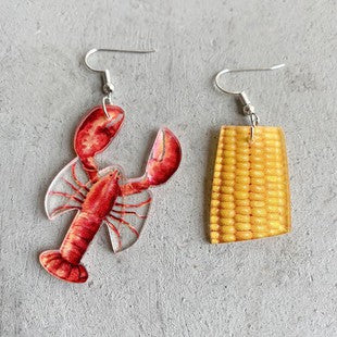 LOBSTER AND BUTTER EARRINGS