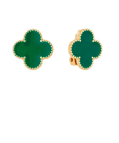 CLOVER CLIP ON EARRINGS