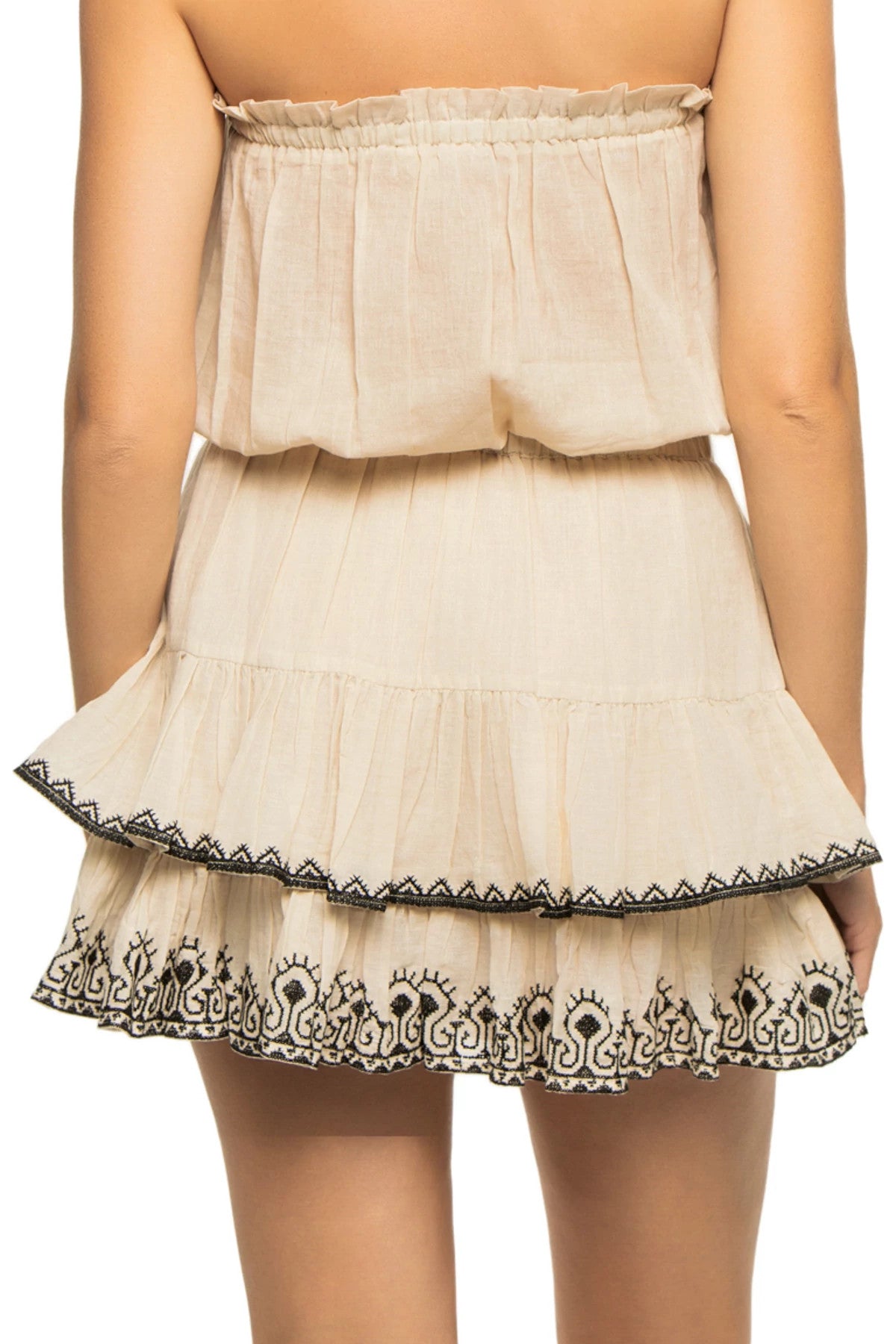 SOPHIA'S EMBROIDERED MINI SKIRT