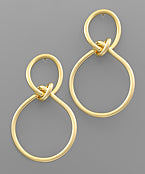 2 CIRCLES OF LOVE EARRINGS