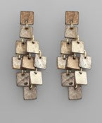 SQUARES DANGLE EARRINGS