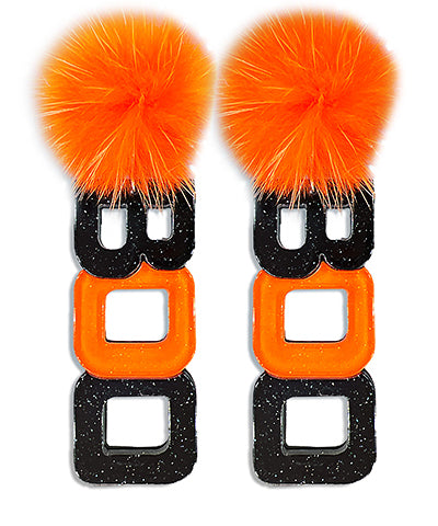 POMPOM & BOO EARRINGS
