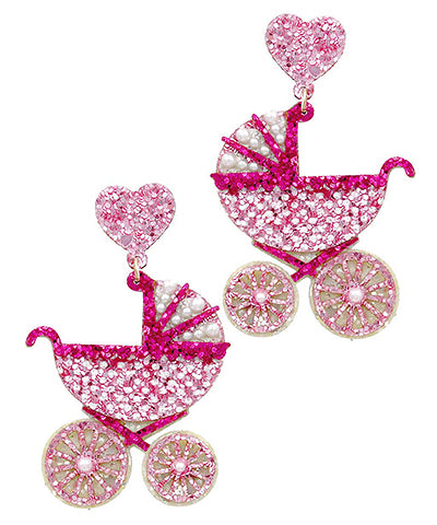 SPARKLY STROLLER EARRINGS