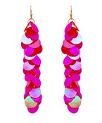 SEQUIN FRINGE EARRINGS