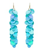 SEQUIN FRINGE EARRINGS