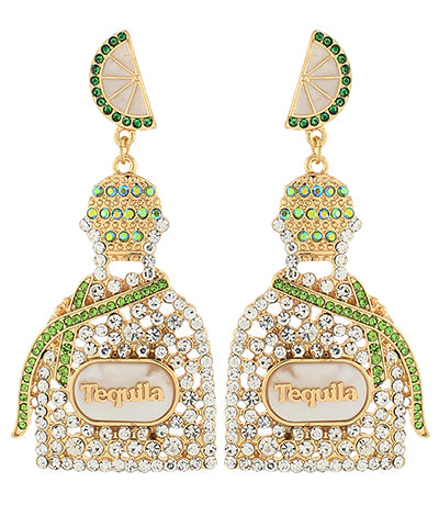 TEQUILA BOTTLE EARRINGS