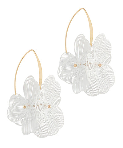 FILIGREE FLOWER EARRING