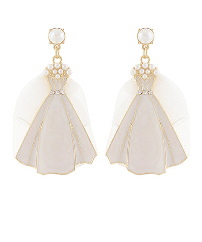 BRIDAL WEDDING DRESS EARRINGS