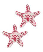 PORCELAIN STARFISH EARRINGS
