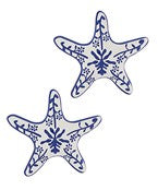 PORCELAIN STARFISH EARRINGS
