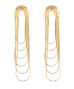 ARCH & LAYERED CHAIN EARRINGS