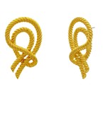 TIED ROPE KNOT EARRINGS