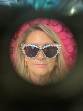 RHINESTONE CATEYE SUNGLASSES
