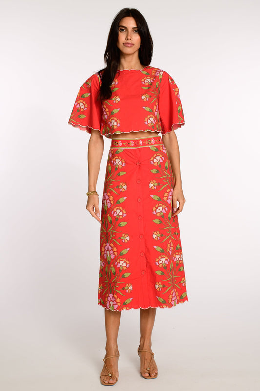 CLINE FLORAL SKIRT