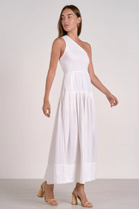OH MY GAUZE ONE SHOULDER DRESS