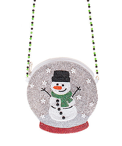 SNOWMAN SNOW GLOBE BAG