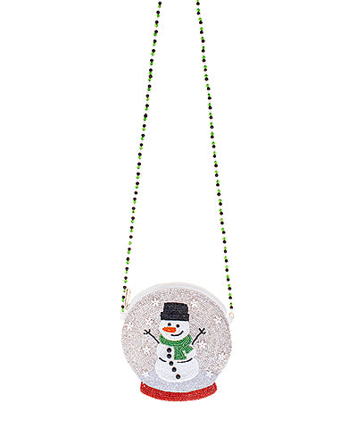 SNOWMAN SNOW GLOBE BAG